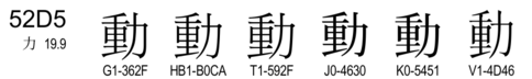 U+52D5