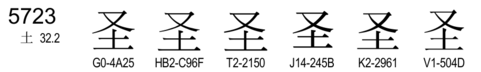 U+5723