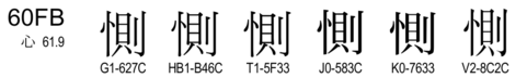 U+60FB