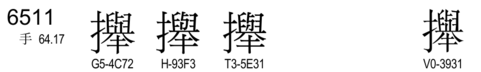 U+6511