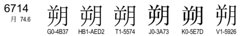 U+6714