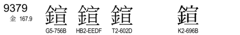 U+9379
